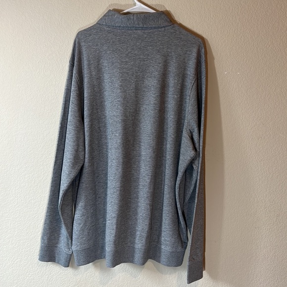 Perry Ellis men’s gray sweater long sleeve with one bottom. Size 2XL. - Picture 5 of 8